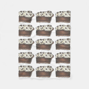 Cobertor De Velo Chocolate Cream Slice De Pata De Lama Do Mississip