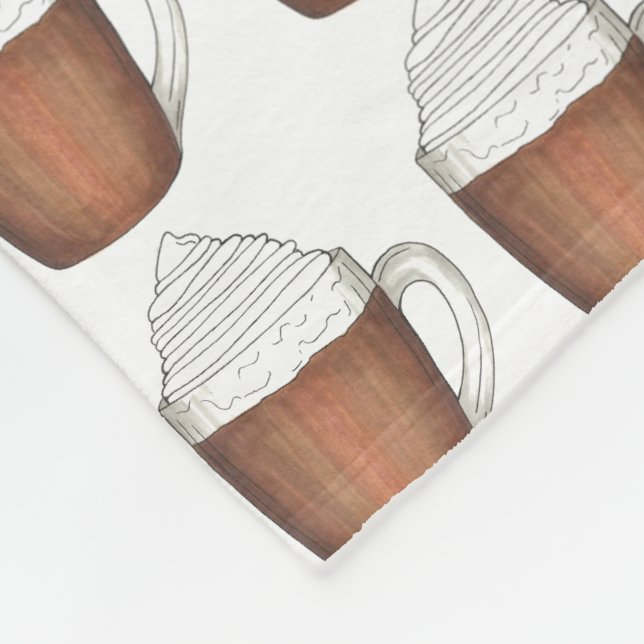 Cobertor De Velo Chocolate Quente Cacau Batendo Natas De Inverno (Quina)