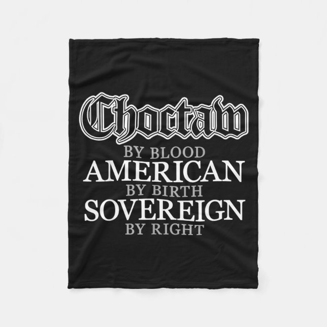 Cobertor De Velo Choctaw Native American Indian  (Frente)