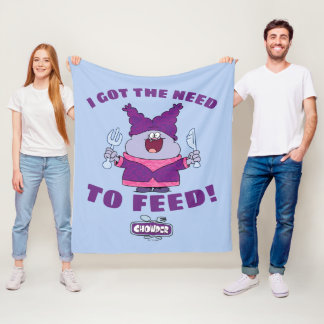 Cobertor De Velo Chowder com garfo e faca