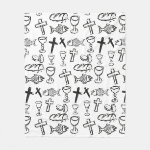 Cobertor De Velo Christian Pattern