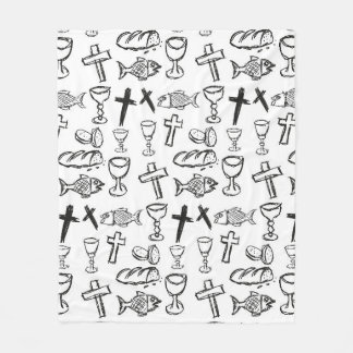 Cobertor De Velo Christian Pattern