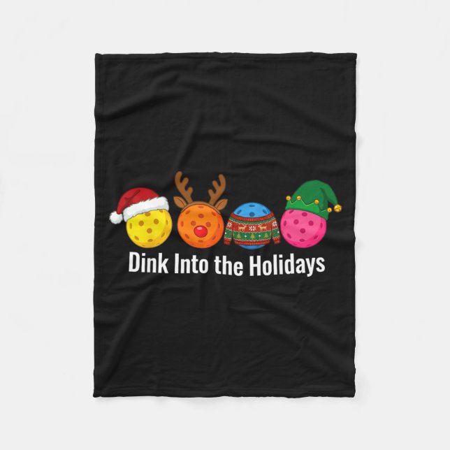 Cobertor De Velo Christmas Ckleball Santa Reindeer Elf Ugly Xmas Sw (Frente)