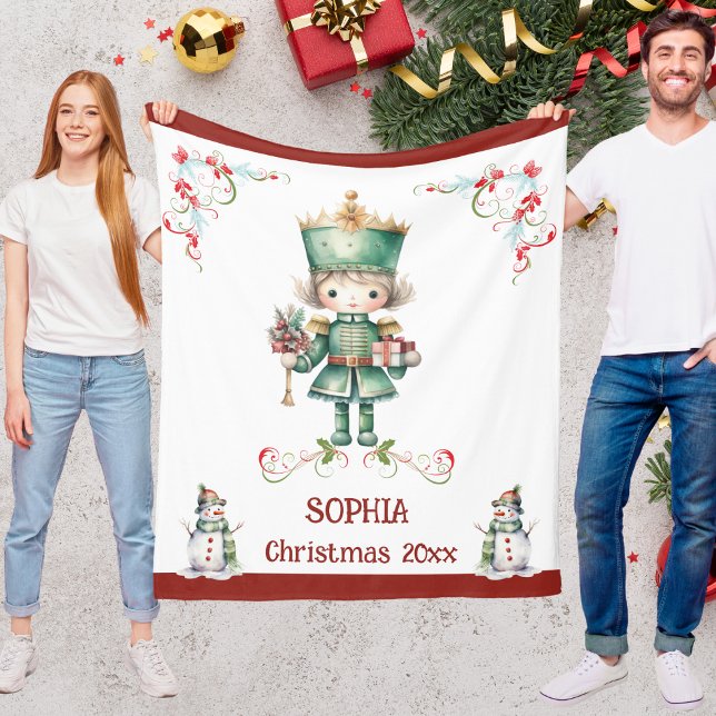 Cobertor De Velo Christmas Doll Blanket for Kids With Name (Christmas Doll Blanket for Kids With Name)