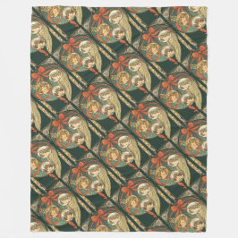 Cobertor De Velo Christmas Ornaments Faith Hope And Charity Vector