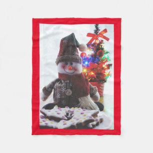 COBERTOR DE VELO CHRISTMAS SNOWMAN