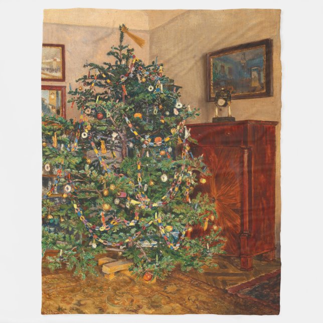 Cobertor De Velo Christmas Tree C Müller Weihnachtsbaum 1914 (Frente)