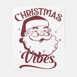 Cobertor De Velo Christmas Vibes Vintage Design