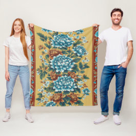 Cobertor De Velo Chrysanthemum Elegy