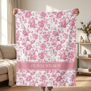 Cobertor De Velo Chuva de Presentes de Noiva Floral Rosa Personal