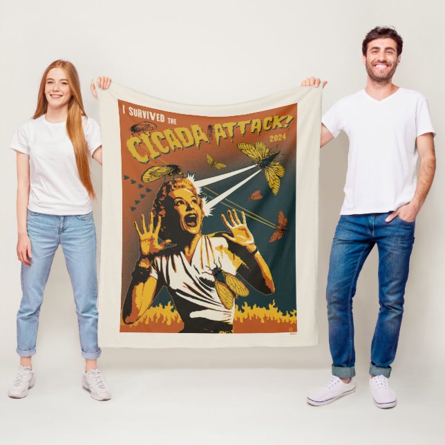 Cobertor De Velo Cicada Gritando Lady 2024 (In Situ)