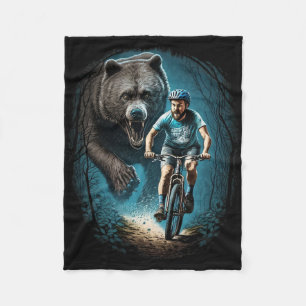 Cobertor De Velo Ciclismo Ciclista Urso Pardo Mtb Ciclismo De Monta