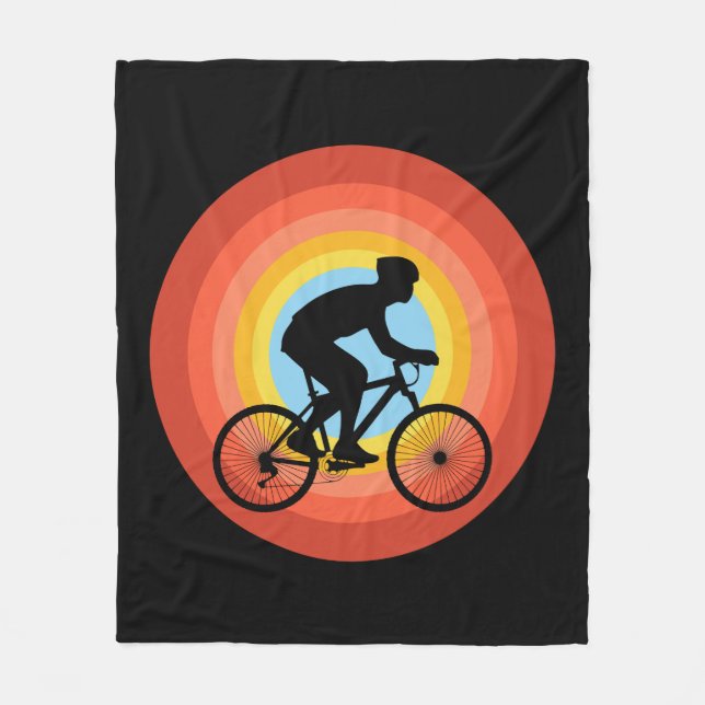 COBERTOR DE VELO CICLISMO PÔR DO SOL VINTAGE  (Frente)