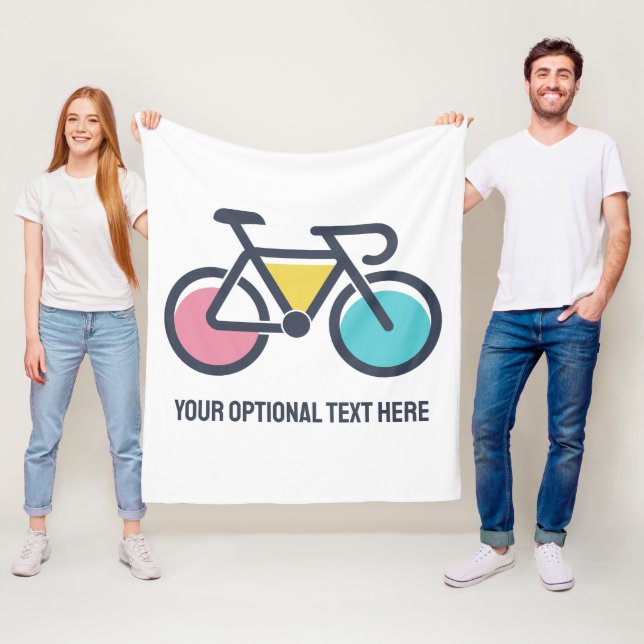 Cobertor De Velo Ciclo de Texto Personalizado (In Situ)