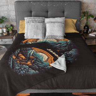 Cobertor De Velo Ciclo de vida, retro personalizável