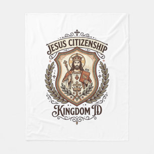 Cobertor De Velo Cidadania Reino ID Cidadania Parentesco Jesus