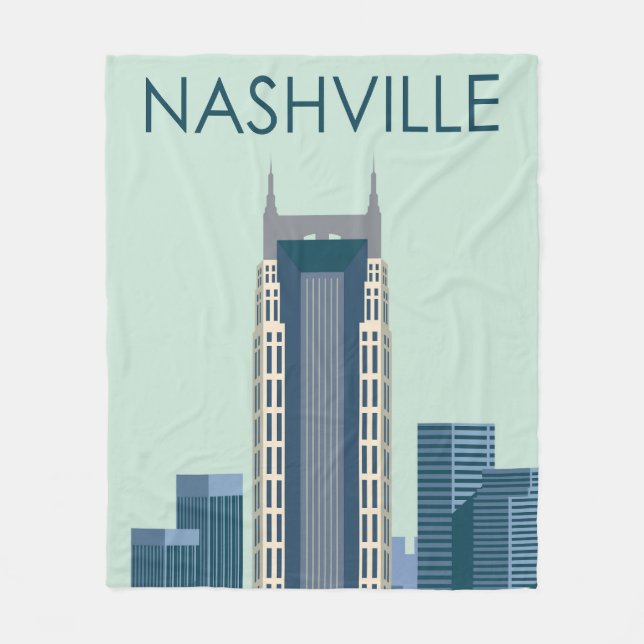 Cobertor De Velo Cidade de Nashville (Frente)