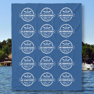 Cobertor De Velo Cidade feita sob encomenda de Winnipesaukee NH do
