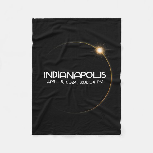 Cobertor De Velo Cidade Solar Eclipse 2024 (Frente)