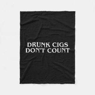 Cobertor De Velo Cigarro Bêbado Não Conta Engraçado Legal Humorísti