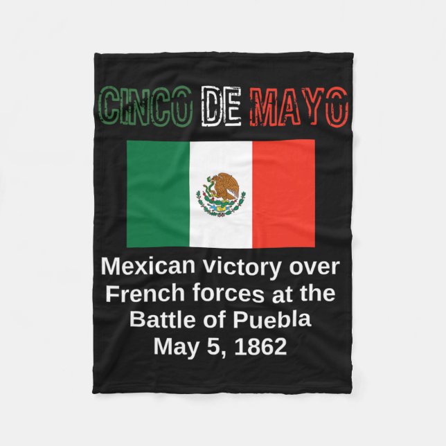 Cobertor De Velo Cinco De Mayo Byttle Puebla Cinco De Maio Cinco Ci (Frente)
