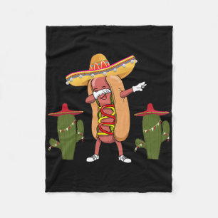 Cobertor De Velo Cinco De Mayo Camisa Cactus Quente Dançando
