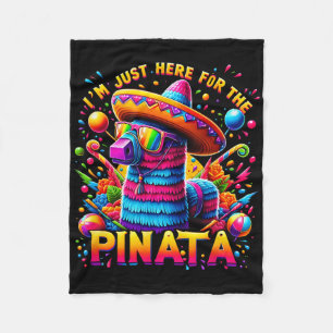 Cobertor De Velo Cinco De Mayo Estou Aqui Pelo Pinata Mexicano