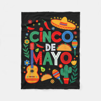 Cobertor De Velo Cinco De Mayo Fiesta Mexicano Matando Homens W
