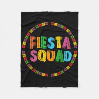 Cobertor De Velo Cinco De Mayo Fiesta Squad Funny Vamos Fiesta Mexi