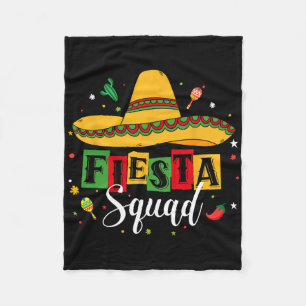 Cobertor De Velo Cinco De Mayo Fiesta Squad Partido Mexicano Cinco