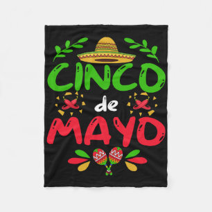 Cobertor De Velo Cinco De Mayo Para Homens Mulheres Crianças Festa 