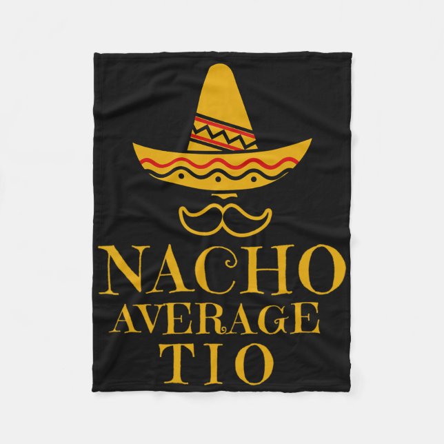 Cobertor De Velo Cinco De Mayo - Tio Nada Medíocre (Frente)