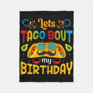 Cobertor De Velo Cinco De Mayo Vamos Taco Sobre Meu Aniversário Mex