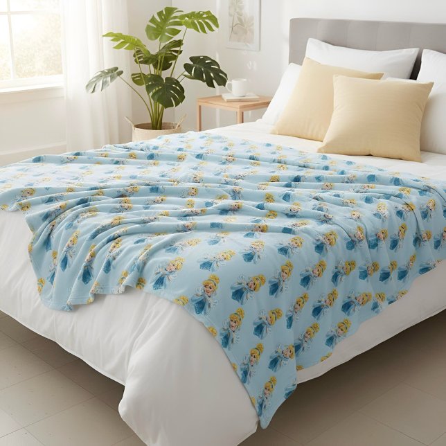 Cobertor De Velo Cinderella Fleece Blanket (Criador carregado)