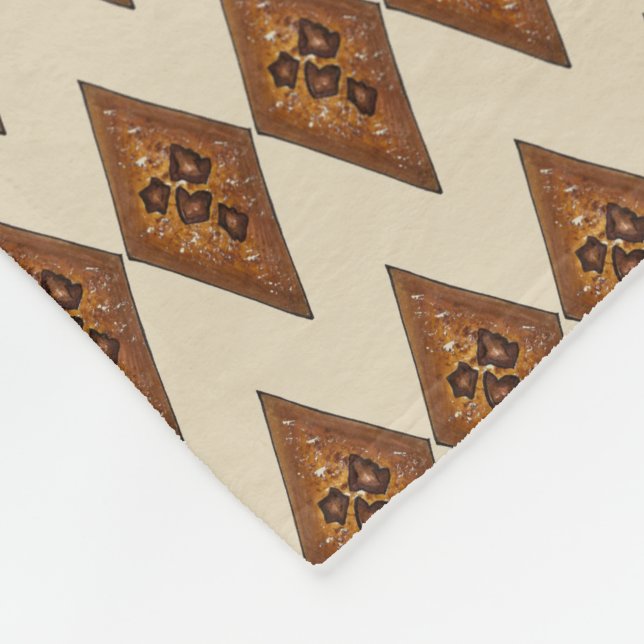 Cobertor De Velo Cinnamon Spice Sugar Sand Tart Christmas Cookie (Quina)