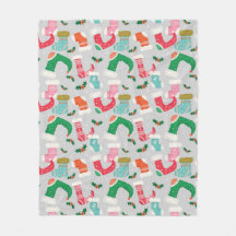 cinza de natal falalala - Meias