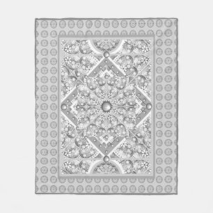 Cobertor De Velo Cinza de rendas cerâmicas