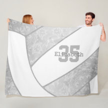 cinza de vôlei de vôlei branca