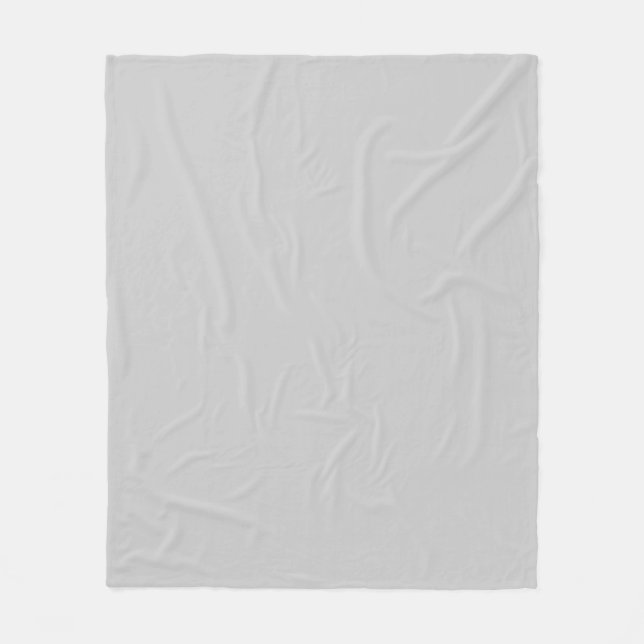 Cobertor De Velo Cinza Flece Blanket (Frente)