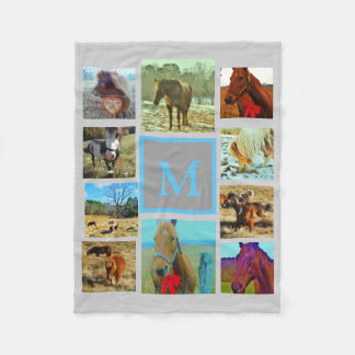 Cobertor De Velo Cinza Instagram colete suas fotos monograma person