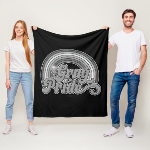 Cobertor De Velo Cinza Orgulho (Mais velho aposentado)
