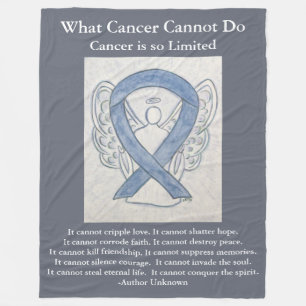 Cobertor De Velo Cinza Sensibilização Fita Cérebro Cancer Ângulos