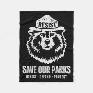 Cobertor De Velo Cinza Wolf Bear Resiste Protege Mulheres do Parque