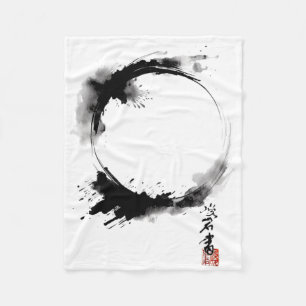 Cobertor De Velo Círculo de Meditação Yoga Enso Zen Budismo