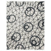 Círculos Abstrato preto e branco