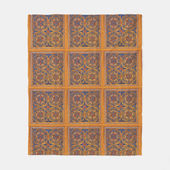 Cobertor De Velo Círculos medievais (Frente)