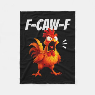 Cobertor De Velo Citação engraçada de frango Galo Humor Dito Homens