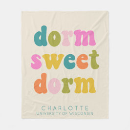 Cobertor De Velo Citação Personalizada do Dom Colorido