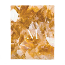 Citrine Birthstone Monograma Nome Personalizado