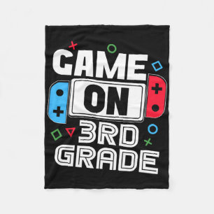 Cobertor De Velo Ck Gamer Vai à Escola Jogo Divertido 3ª Série Meni